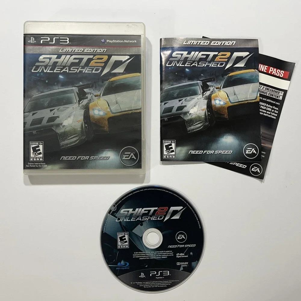 Shift 2: Unleashed (PS3, 2011) Complete TESTED and WORKING PlayStation 3